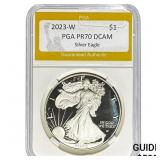 2023-W $1 PGA PR70 DCAM Silver Eagle