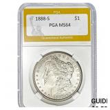 1888-S $1 PGA MS64