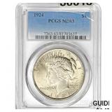 1924 Peace Dollar
