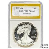 2023-W $1 PGA PR70 DCAM Silver Eagle