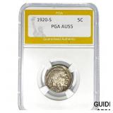 1920-S Buffalo Nickel PGA AU55