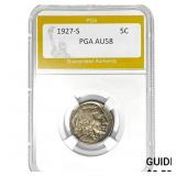 1927-S Buffalo Nickel PGA AU58