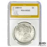 1884-O $1 PGA MS65
