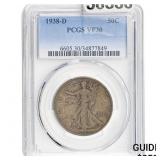1938-D Walking Liberty Half Dollar