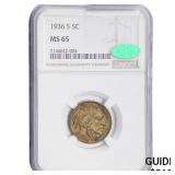 1936-S Buffalo Nickel