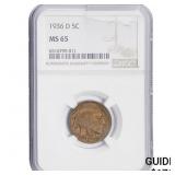 1936-D Buffalo Nickel
