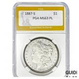 1887-S $1 PGA MS63 PL