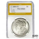1884-CC Morgan Dollar PGA MS64