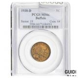 1938-D Buffalo Nickel