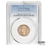 1939-S Jefferson Nickel