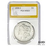 1898-S $1 PGA MS63