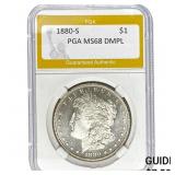 1880-S $1 PGA MS68 DMPL