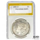 1885-O $1 PGA MS66 DMPL