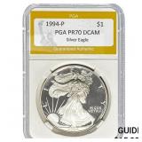 1994-P $1 PGA PR70 DCAM Silver Eagle