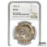 1974 $1 Eisenhower Dollar