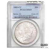 1883-CC Morgan Dollar