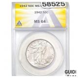 1942 Walking Liberty Half Dollar