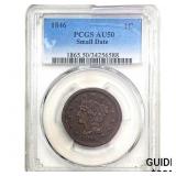 1846 1C Braided Hair Large Cent