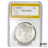 1900-S $1 PGA MS64