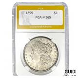1899 $1 Morgan Dollar PGA MS65