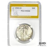 1943-D 50C PGA MS66