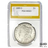 1889-S $1 PGA MS63