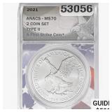 2021 TYPE 2 Silver Eagle ANACS MS70