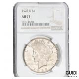 1923-D Peace Dollar