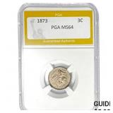 1873 3C PGA MS64