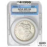 1889 Morgan Silver Dollar NGA MS66