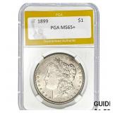 1899 $1 Morgan Dollar PGA MS65+