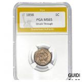 1898 1C Indian Head Cent PGA MS65