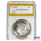 1878 $1 PGA MS65 DMPL