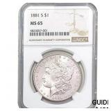 1881-S Morgan Silver Dollar