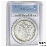 1881-S Morgan Silver Dollar PCGS MS66