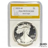 2023-W $1 PGA PR70 DCAM Silver Eagle