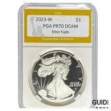 2023-W $1 PGA PR70 DCAM Silver Eagle