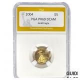 2004 $5 Gold Eagle PGA PR69 DCAM