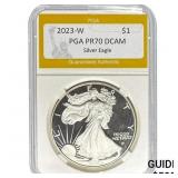 2023-W $1 PGA PR70 DCAM Silver Eagle
