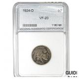 1924-D Buffalo Nickel NNC VF20