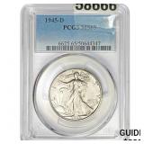 1945-D Walking Liberty Half Dollar