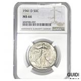 1941-D Walking Liberty Half Dollar
