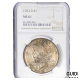 1923-D Peace Dollar