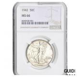 1942 Walking Liberty Half Dollar