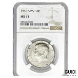 1965 SMS Kennedy Half Dollar