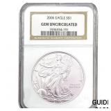 2006 American Silver Eagle $1