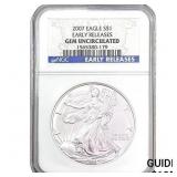 2007 American Silver Eagle $1