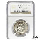 1955 Franklin Half Dollar PF67