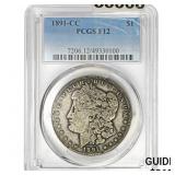 1891-CC Morgan Dollar
