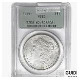 1899 Morgan Silver Dollar PCGS MS62